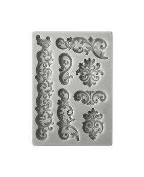 Stamperia Christmas Silicon Mould A6 Borders and Laces (KACM19)* Stamperia Christmas Silicon Mould A6 Borders and Laces (KACM19)*