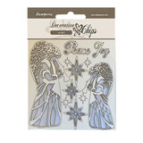 Stamperia Christmas Decorative Chips Angels (SCB176)*