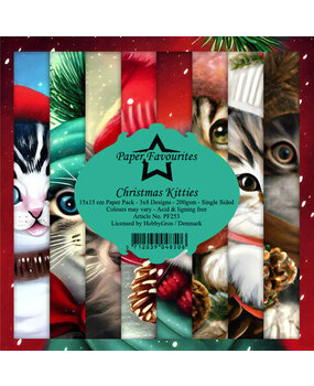 Paper Favourites Christmas Kitties 6x6 Inch Paper Pack (PF253)