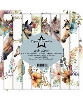 Paper Favourites Boho Horses 12x12 Inch Paper Pack (PF456) Paper Favourites Boho Horses 12x12 Inch Paper Pack (PF456)