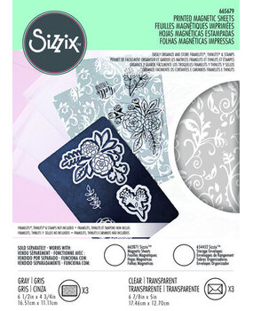 Sizzix Printed Magnetic Sheets with Envelopes (665679) Sizzix Printed Magnetic Sheets with Envelopes (665679)