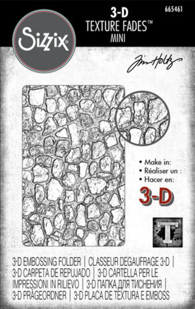 Sizzix 3D Mini Texture Fades Mini Cobblestone (665461) Sizzix 3D Mini Texture Fades Mini Cobblestone (665461)