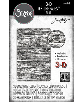 Sizzix 3D Mini Texture Fades Mini Lumber (665460)