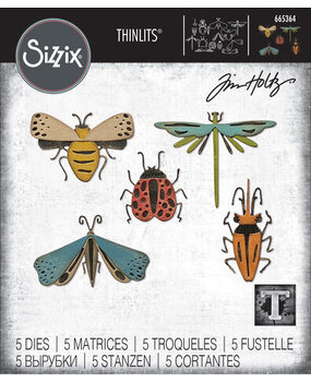 Sizzix Thinlits Die Set Funky Insects (665364) Sizzix Thinlits Die Set Funky Insects (665364)
