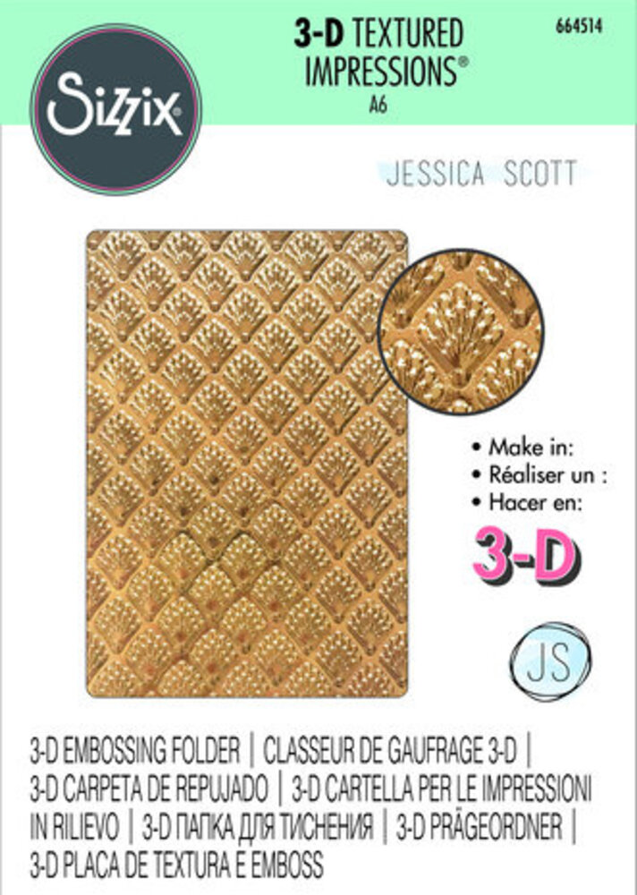Sizzix 3D Texture Impressions Shells (664514)