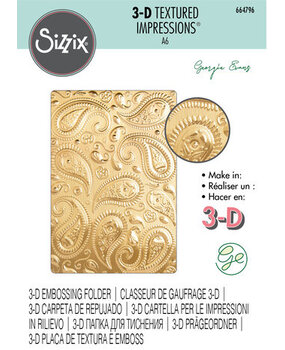 Sizzix 3D Texture Impressions Paisley (664796)