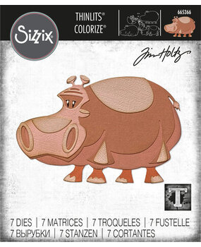 Sizzix Thinlits Die Set Bernice Colorize (665366) Sizzix Thinlits Die Set Bernice Colorize (665366)