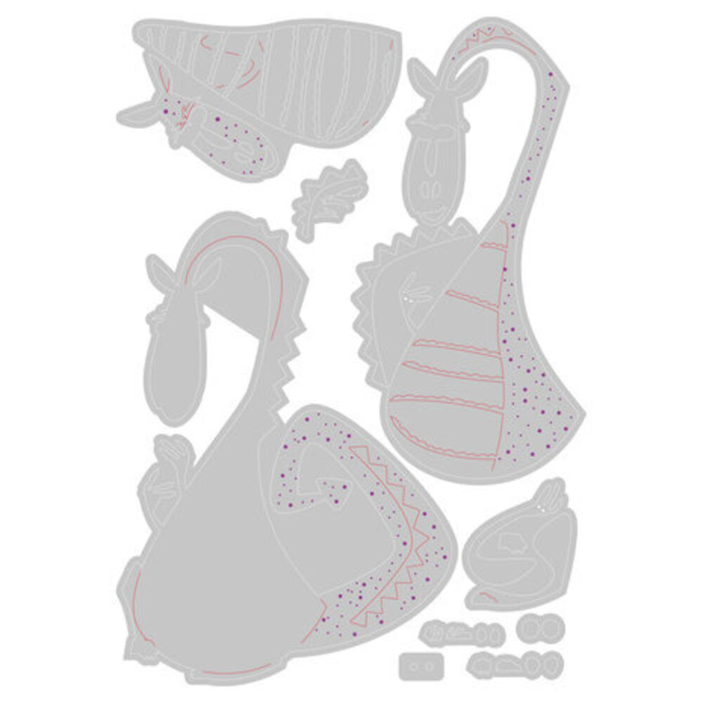 Sizzix Thinlits Die Set Rupert Colorize (665361) Sizzix Thinlits Die Set Rupert Colorize (665361)