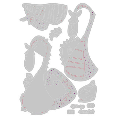 Sizzix Thinlits Die Set Rupert Colorize (665361) Sizzix Thinlits Die Set Rupert Colorize (665361)