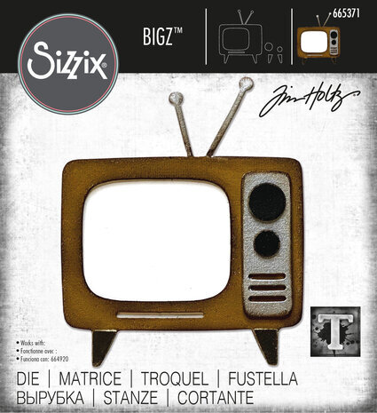 Sizzix Bigz Die Alterations Retro TV (665371) Sizzix Bigz Die Alterations Retro TV (665371)