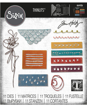 Sizzix Thinlits Alterations Colorize Media Marks (664436) Sizzix Thinlits Alterations Colorize Media Marks (664436)