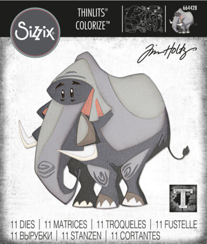Sizzix Thinlits Alterations Colorize Clarence (664428)