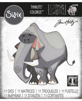 Sizzix Thinlits Alterations Colorize Clarence (664428) Sizzix Thinlits Alterations Colorize Clarence (664428)