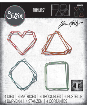 Sizzix Thinlits Alterations Geo Frames (664414)