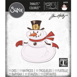 Sizzix Thinlits Alterations Mr. Snowman Colorize (664230)