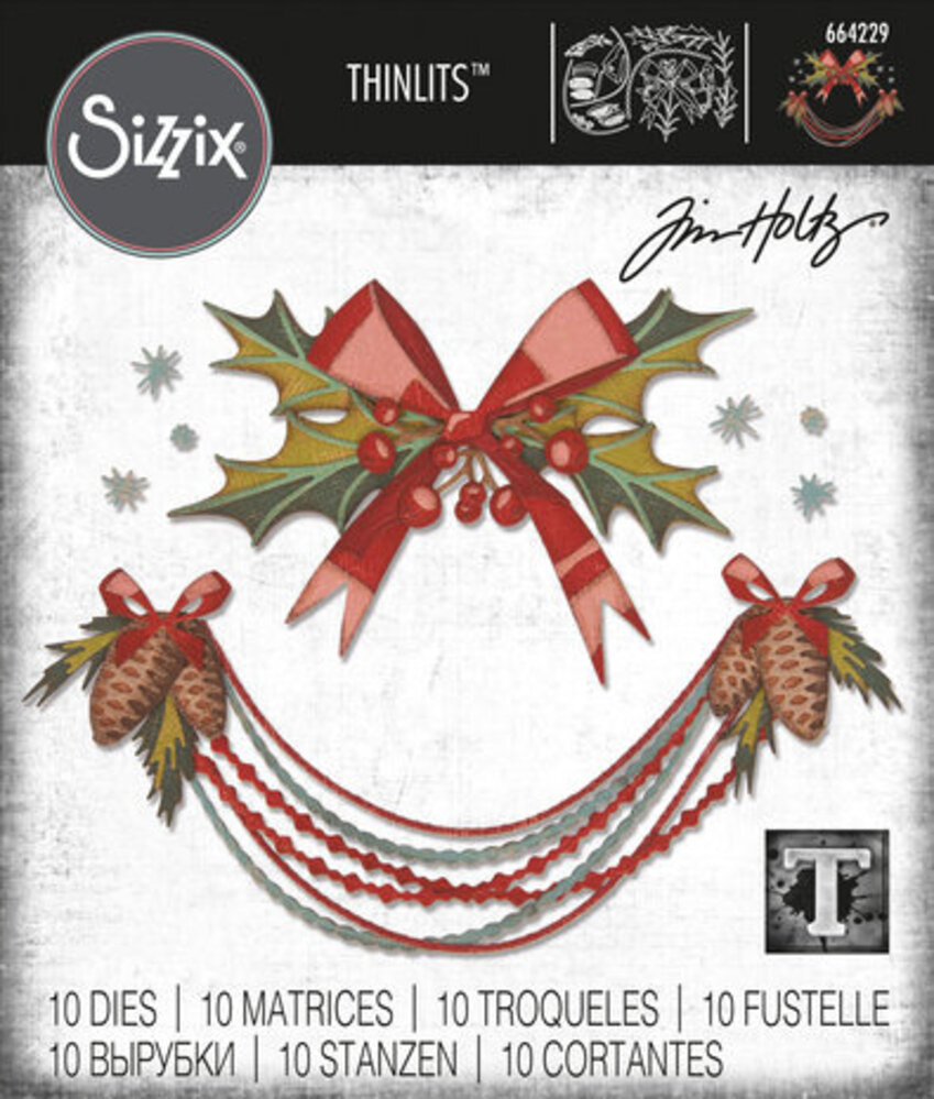 Sizzix Thinlits Alterations Deck the Halls Colorize (664229) Sizzix Thinlits Alterations Deck the Halls Colorize (664229)