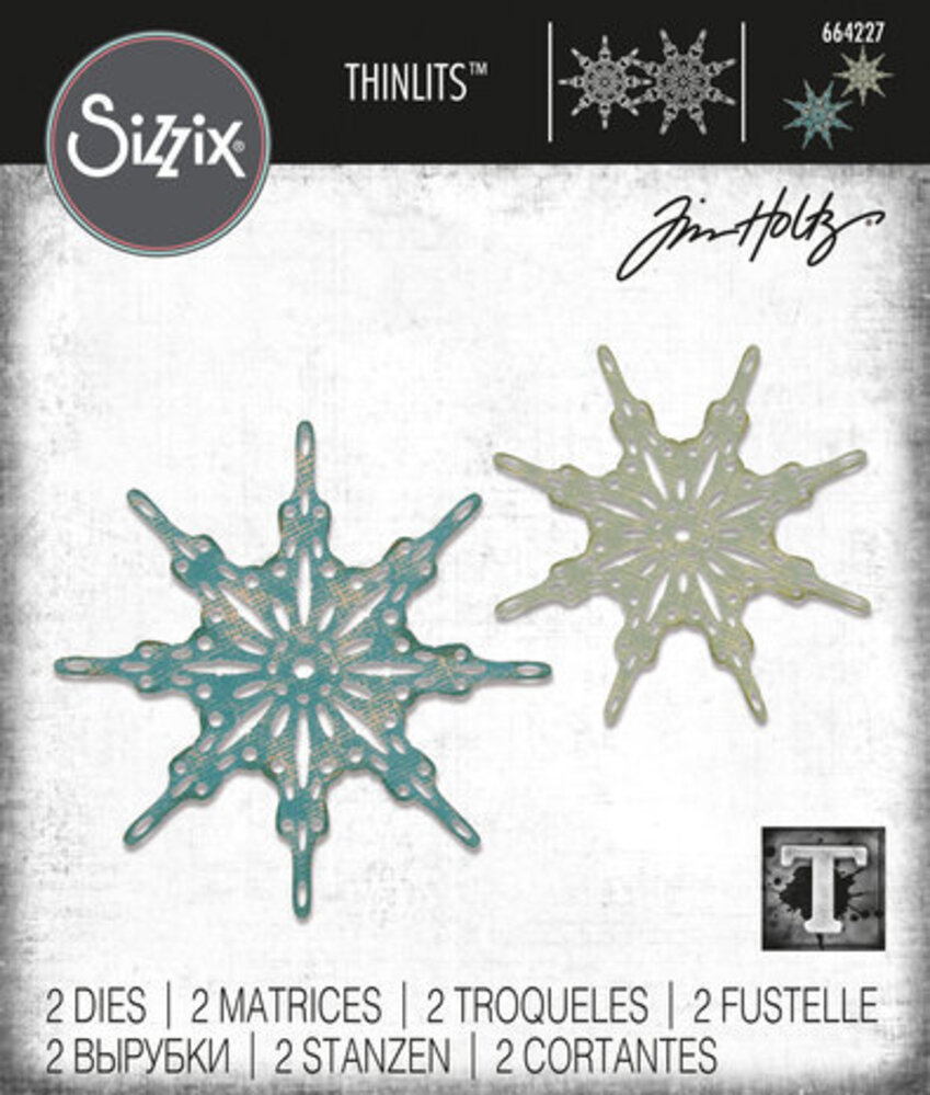 Sizzix Thinlits Alterations Fanciful Snowflakes (664227) Sizzix Thinlits Alterations Fanciful Snowflakes (664227)