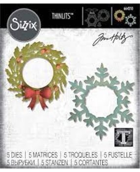 Sizzix Thinlits Alterations Wreath & Snowflake (664210) Sizzix Thinlits Alterations Wreath & Snowflake (664210)