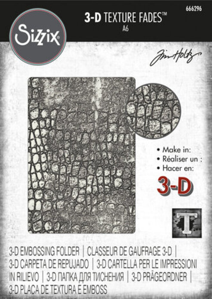 Sizzix 3D Texture Fades Reptile (666296)