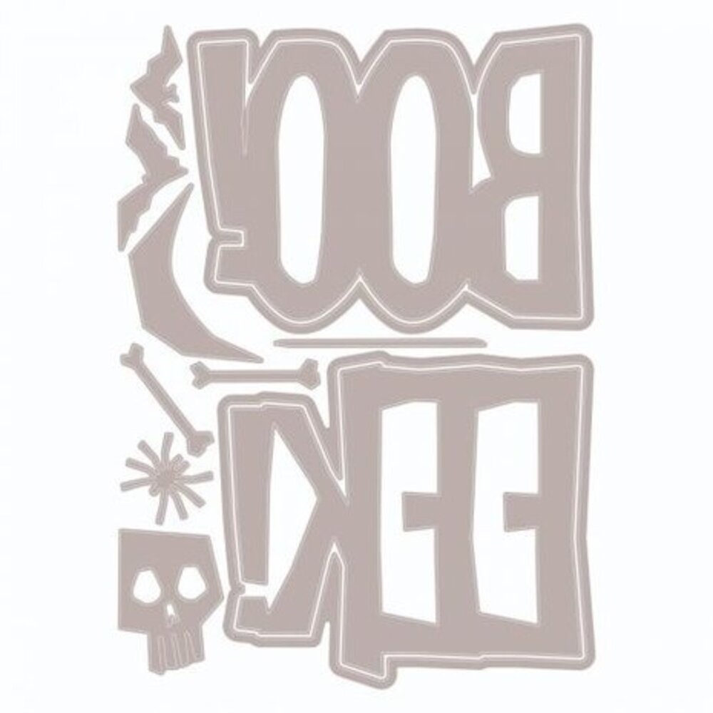 Sizzix Thinlits Die Set Big Frights (666381) Sizzix Thinlits Die Set Big Frights (666381)