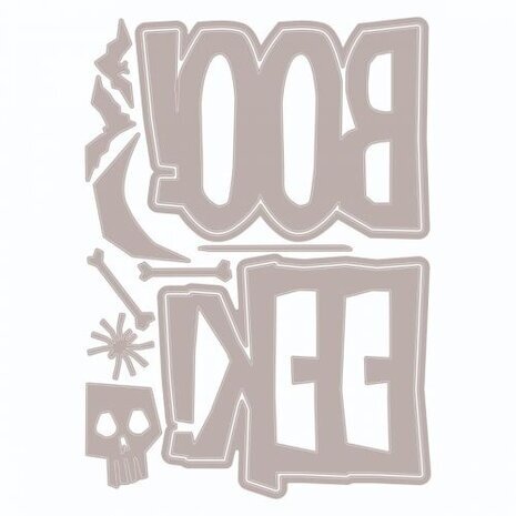 Sizzix Thinlits Die Set Big Frights (666381) Sizzix Thinlits Die Set Big Frights (666381)