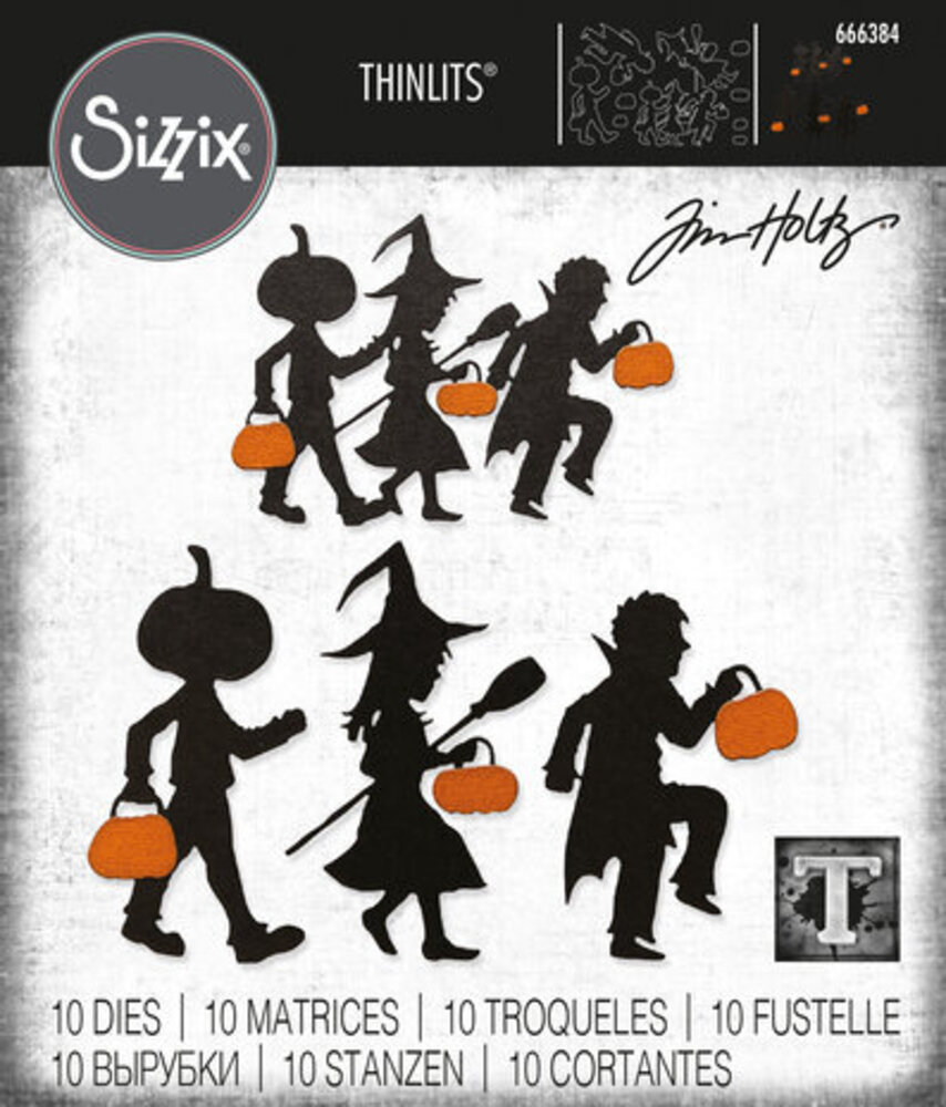 Sizzix Thinlits Die Set Halloween Night (666384)