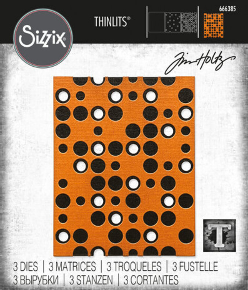 Sizzix Thinlits Die Set Layered Dots (666385) Sizzix Thinlits Die Set Layered Dots (666385)
