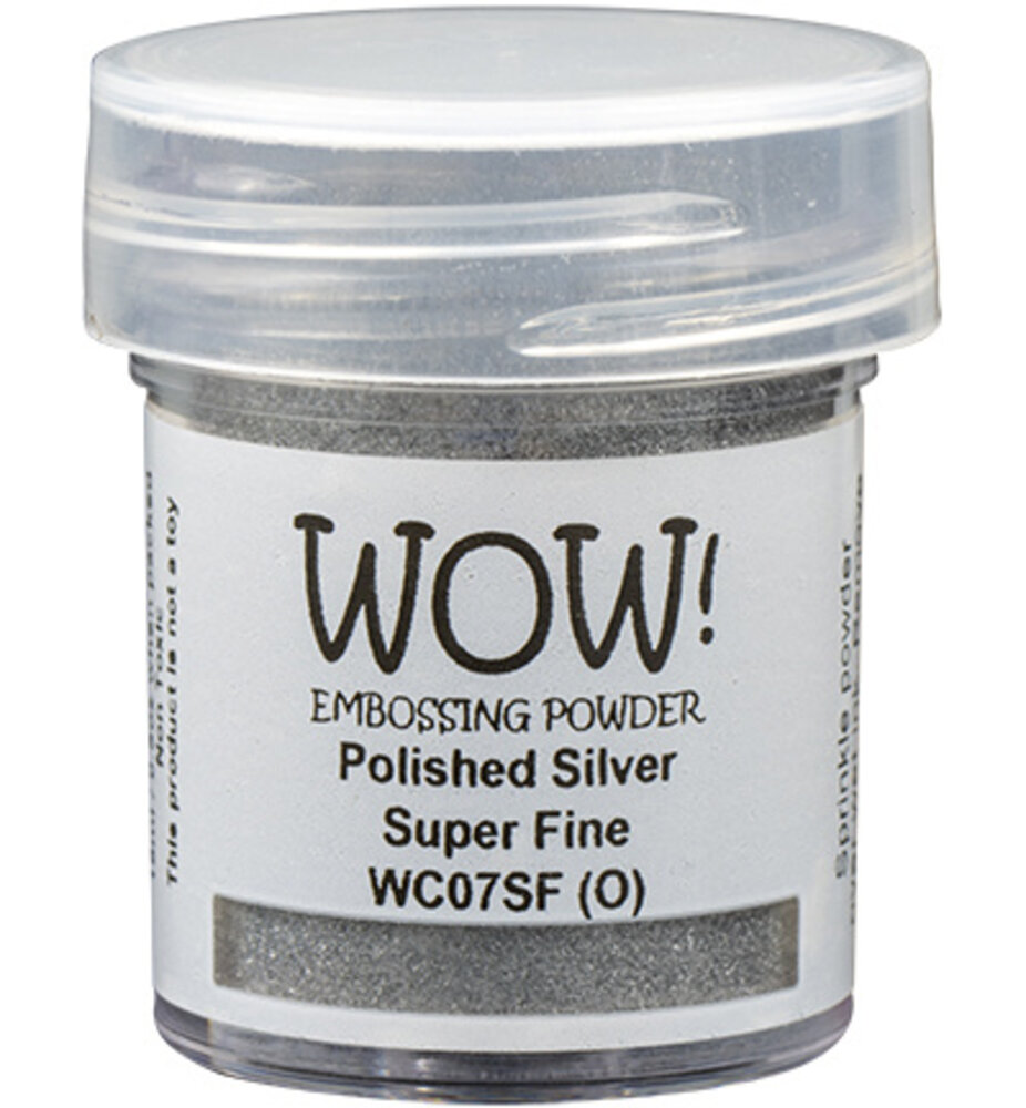 WOW! Polished Silver Super Fine Embossing Powder (WC07SF)