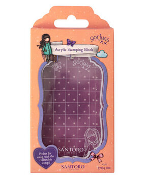 Gorjuss Acrylic Stamping Block Small (GOR-ES-ASB06) Gorjuss Acrylic Stamping Block Small (GOR-ES-ASB06)