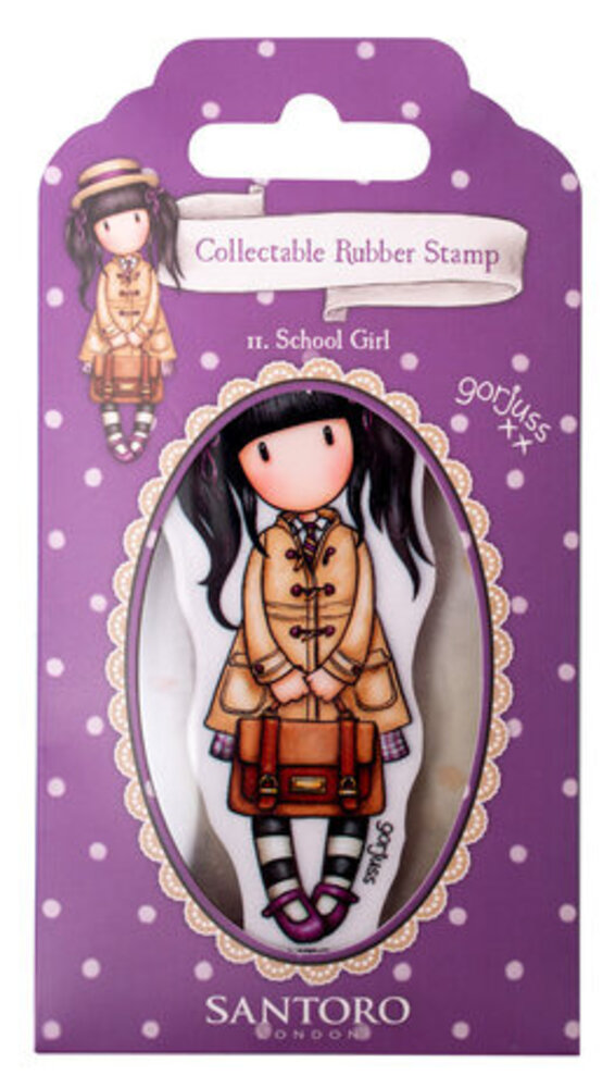 Gorjuss School Girl Mini Rubber Stamps (GOR-ES-STAMP465) Gorjuss School Girl Mini Rubber Stamps (GOR-ES-STAMP465)
