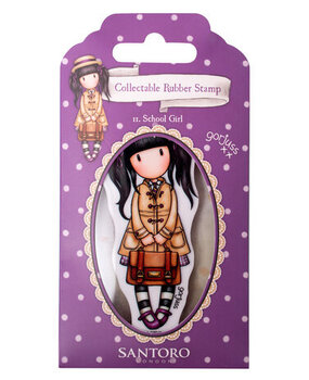 Gorjuss School Girl Mini Rubber Stamps (GOR-ES-STAMP465) Gorjuss School Girl Mini Rubber Stamps (GOR-ES-STAMP465)