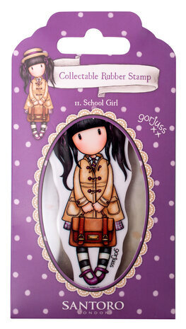 Gorjuss School Girl Mini Rubber Stamps (GOR-ES-STAMP465) Gorjuss School Girl Mini Rubber Stamps (GOR-ES-STAMP465)