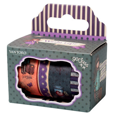 Gorjuss Washi Tape The Arrival & Don't Fly Away (GOR-ES-WASH11) Gorjuss Washi Tape The Arrival & Don't Fly Away (GOR-ES-WASH11)