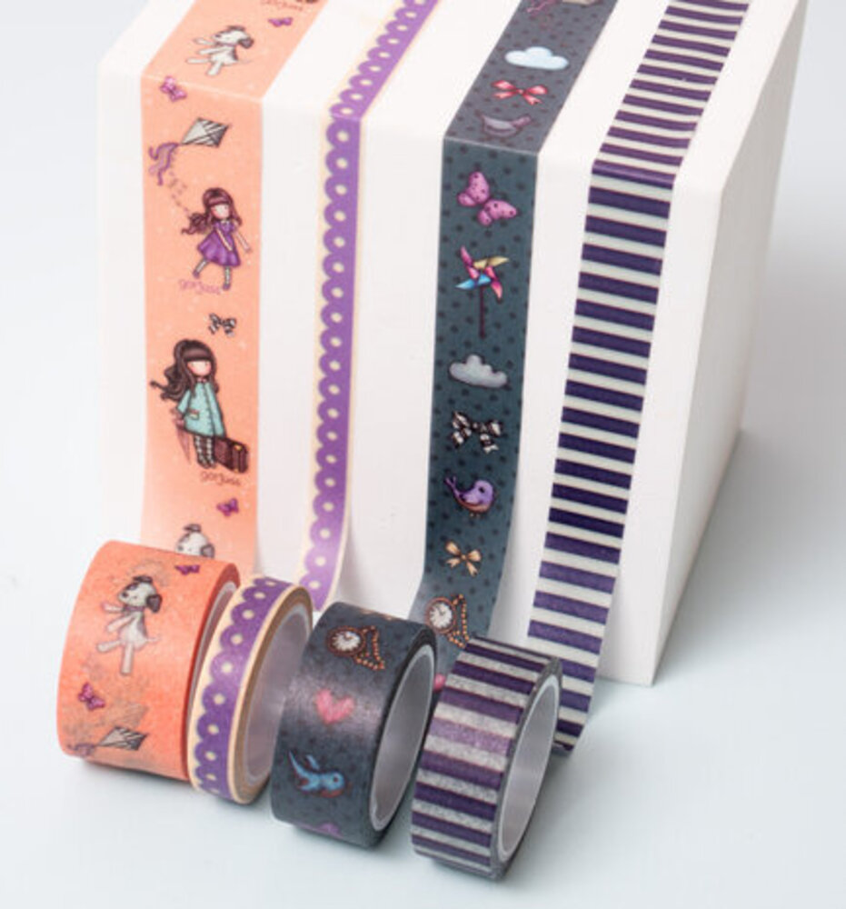 Gorjuss Washi Tape The Arrival & Don't Fly Away (GOR-ES-WASH11) Gorjuss Washi Tape The Arrival & Don't Fly Away (GOR-ES-WASH11)