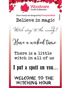 Woodware Spell Time Clear Stamps (FRM067) Woodware Spell Time Clear Stamps (FRM067)