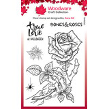 Woodware Bones & Rose Clear Stamps (JGS841)
