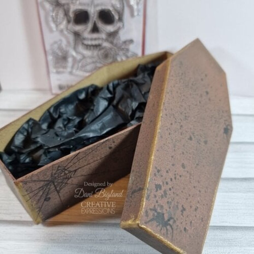 Woodware Bones & Rose Clear Stamps (JGS841)