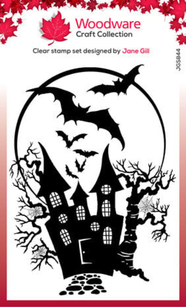 Woodware Haunted House Clear Stamps (JGS844) Woodware Haunted House Clear Stamps (JGS844)