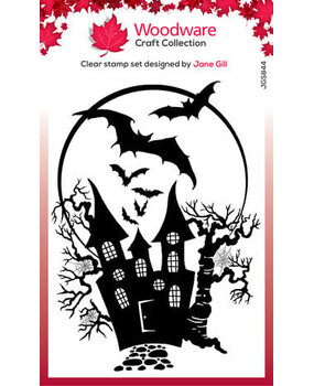 Woodware Haunted House Clear Stamps (JGS844) Woodware Haunted House Clear Stamps (JGS844)