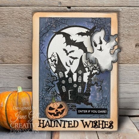 Woodware Haunted House Clear Stamps (JGS844) Woodware Haunted House Clear Stamps (JGS844)