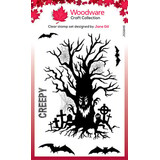 Woodware Haunted Tree Clear Stamps (JGS845)