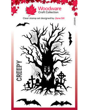 Woodware Haunted Tree Clear Stamps (JGS845)