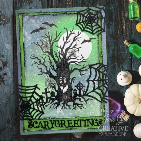 Woodware Haunted Tree Clear Stamps (JGS845)