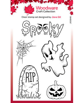 Woodware Spooky Goings On Clear Stamps (JGS846)
