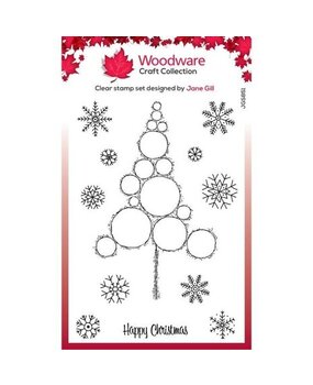 Woodware Bubble Tree Stack Clear Stamps (JGS851)