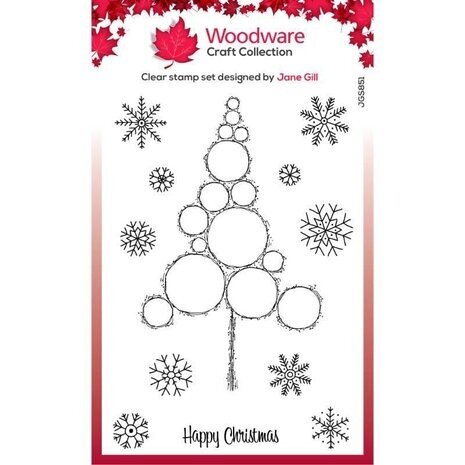 Woodware Bubble Tree Stack Clear Stamps (JGS851) Woodware Bubble Tree Stack Clear Stamps (JGS851)