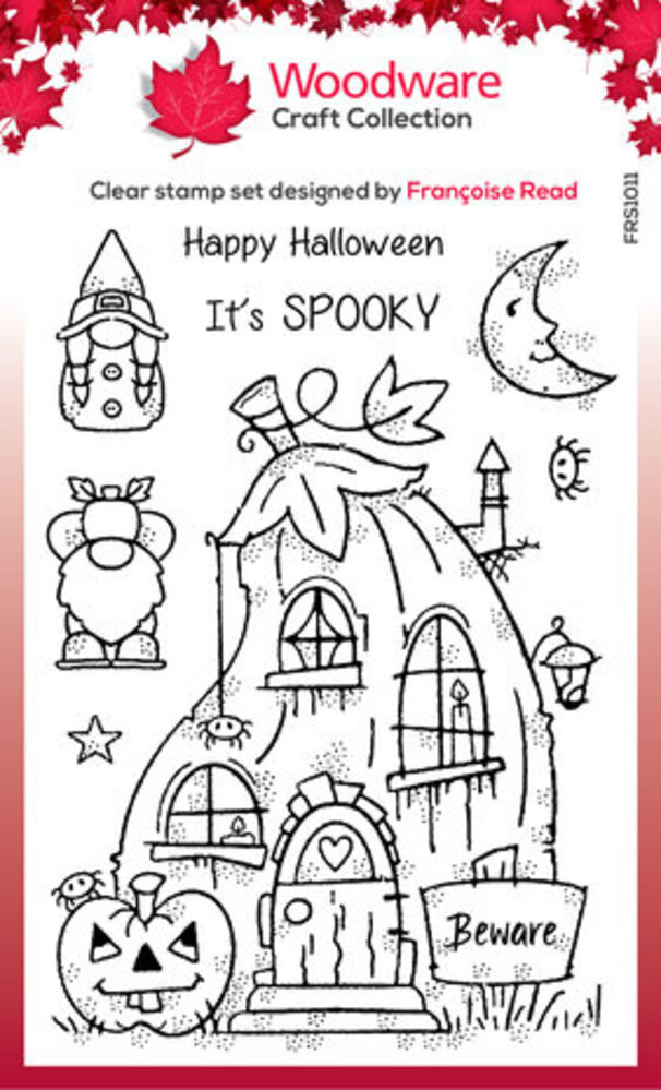 Woodware Pumpkin House Clear Stamps (FRS1011)