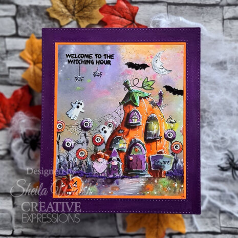 Woodware Pumpkin House Clear Stamps (FRS1011)