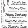 My Favorite Things Twice the Wishes Clear Stamps (CS-817) My Favorite Things Twice the Wishes Clear Stamps (CS-817)