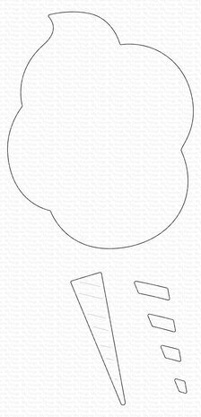 My Favorite Things Die-namics Cotton Candy Cone (MFT-2579)